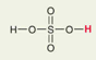 <p>H2SO4 Sulfuric Acid </p>