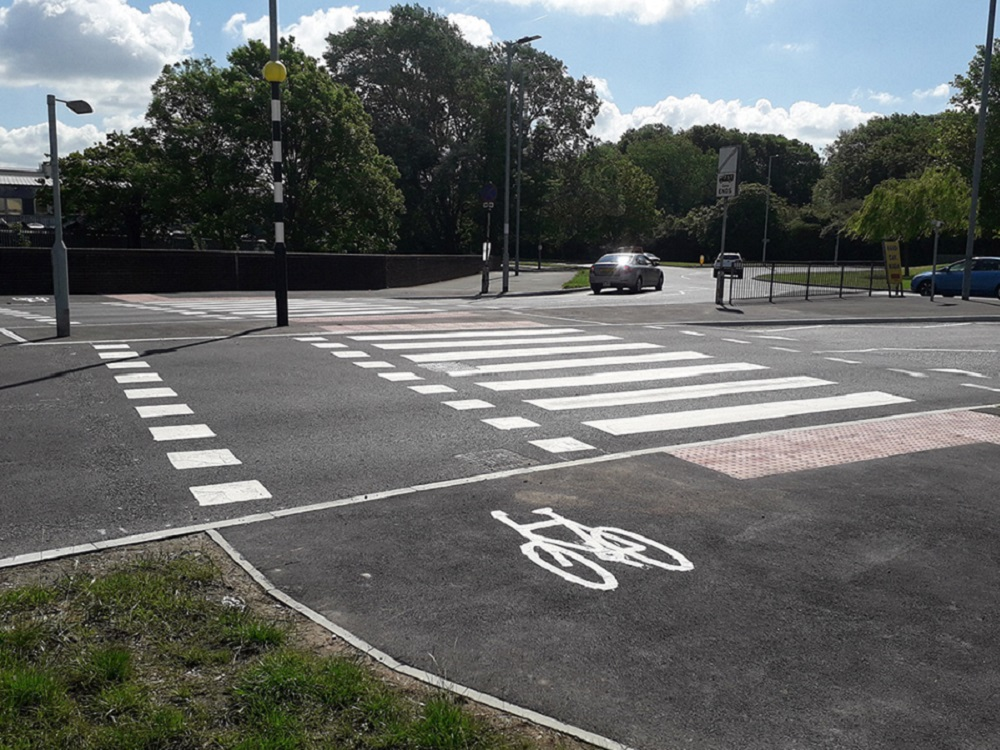 <p>what type of crossing is this</p>