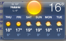 the weather forcast