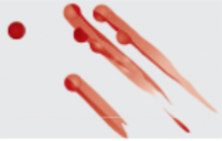 <p>Occurs when a bloody object, like a hand, clothing, or hair, is wiped across a surface </p>