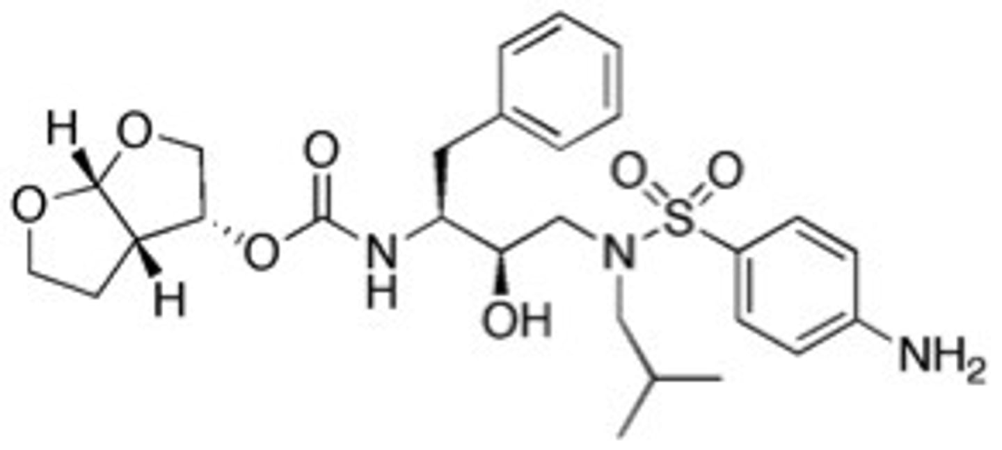 <p>non-peptidic protease inhibitor</p>