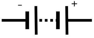 <p>A device that stores and provides electrical energy through a chemical reaction, consisting of one or more cells connected together. </p>