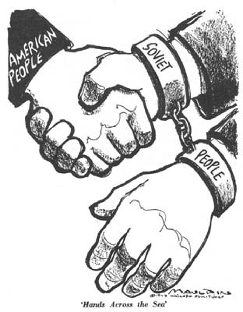 <p>A policy during the Cold War which was aimed at relaxing tensions between the United States and the Soviet Union. The policy calls for increase diplomatic and commercial activity.</p>