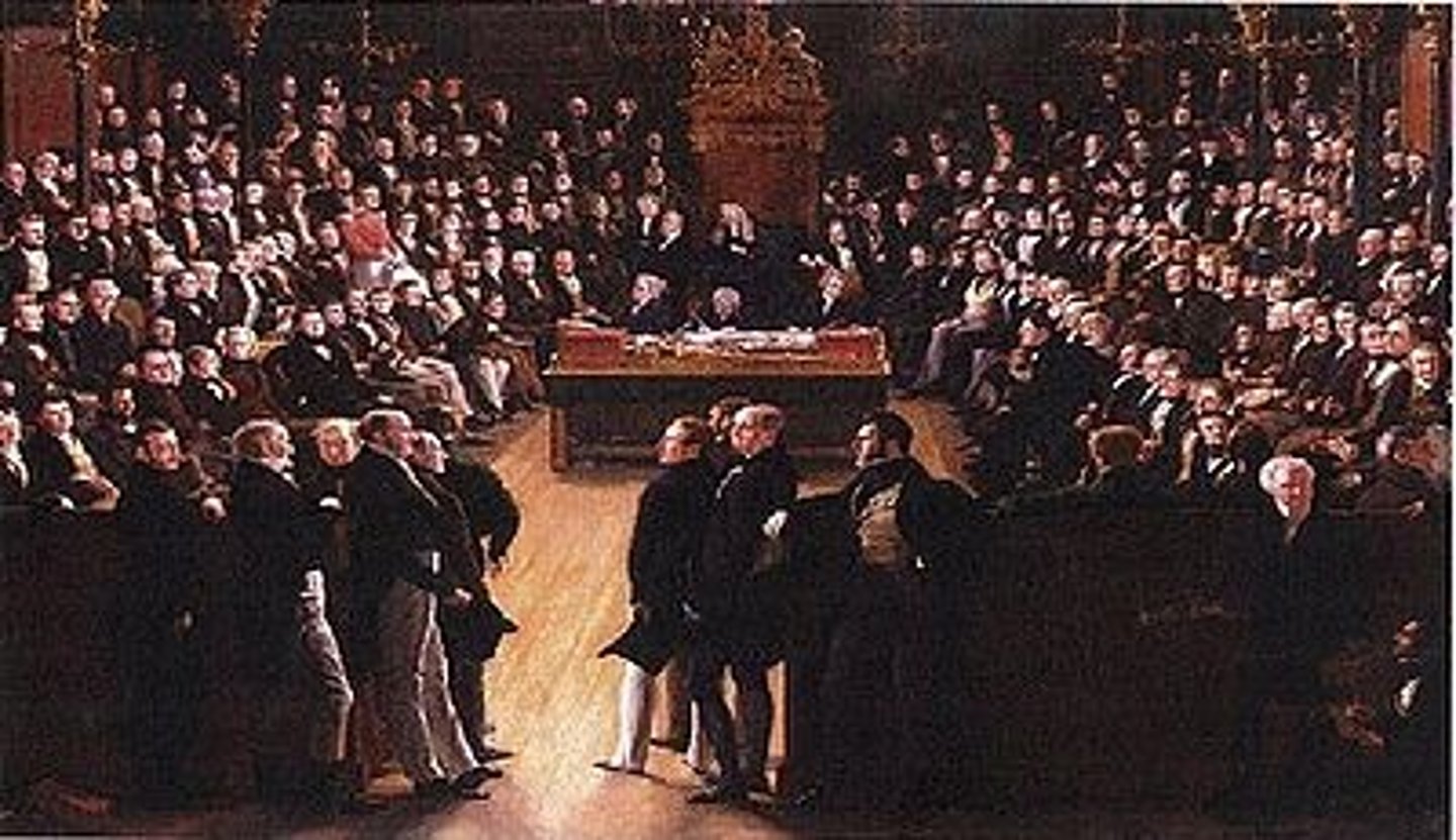 <p>This was an attempt to enlarge the number of people who could vote and be represented in the British Parliament. It did nearly double those who could vote in England, but still only one in 30 people got the right to vote even with this act.</p>