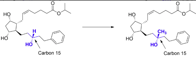 <p>how would the following modification influence oxidation on carbon 15?</p>