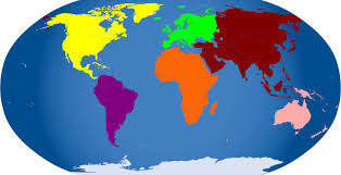 <p>Which continent is the second largest and contains about 50 countries?</p>