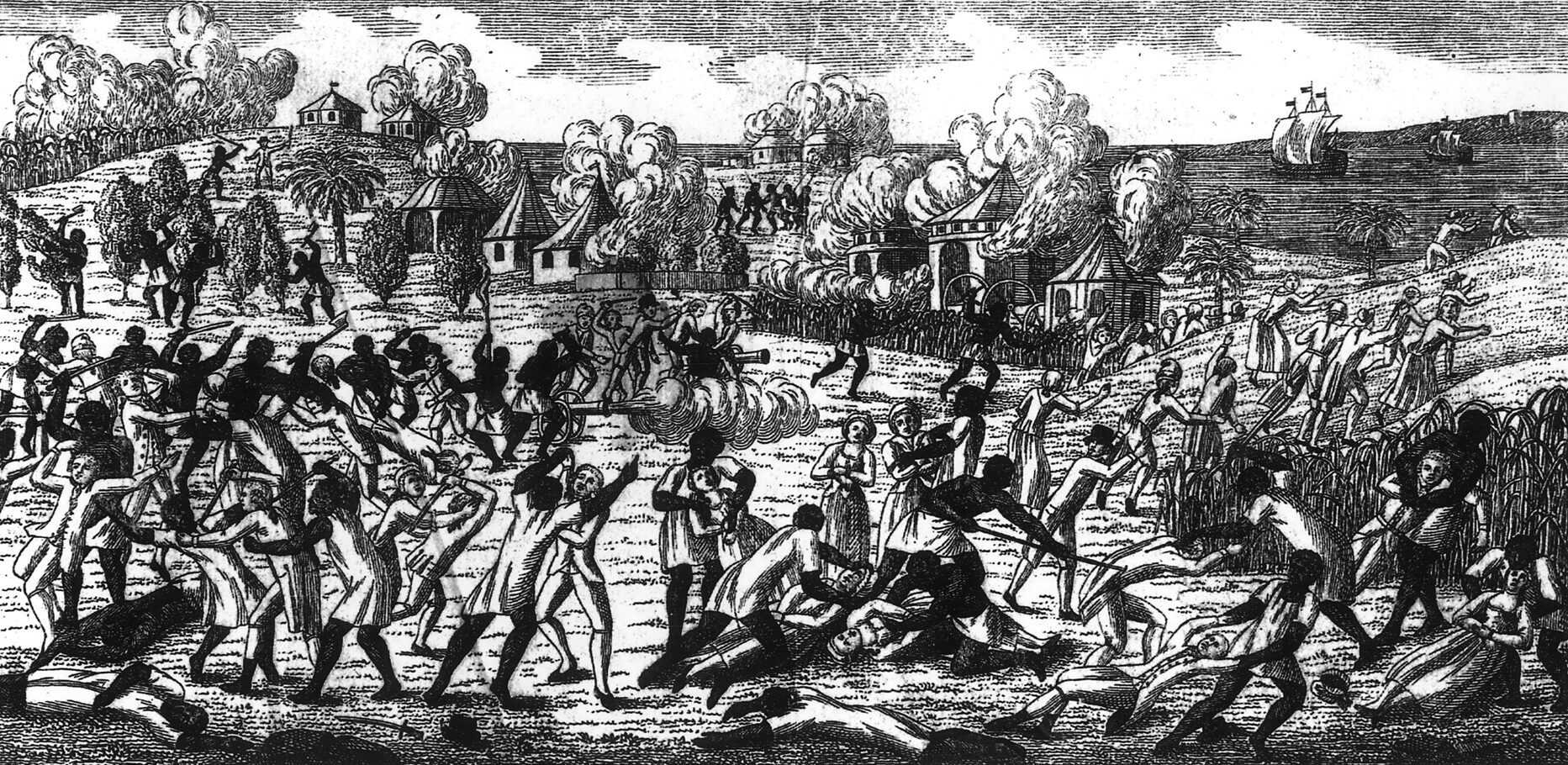 <p>A massive insurrection in Saint - Domingue that grew from roughly 1,000 participants to about 20,000, targeting plantation and colonial authorities. </p>