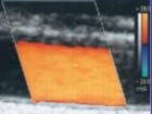 <p>If we are talking about color wall filter, explain why the vessel appears this way. (2)</p>