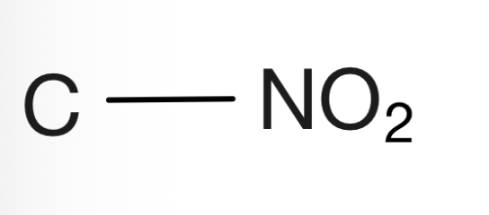 <p>Carbon bonded to NO<sub>2</sub></p>