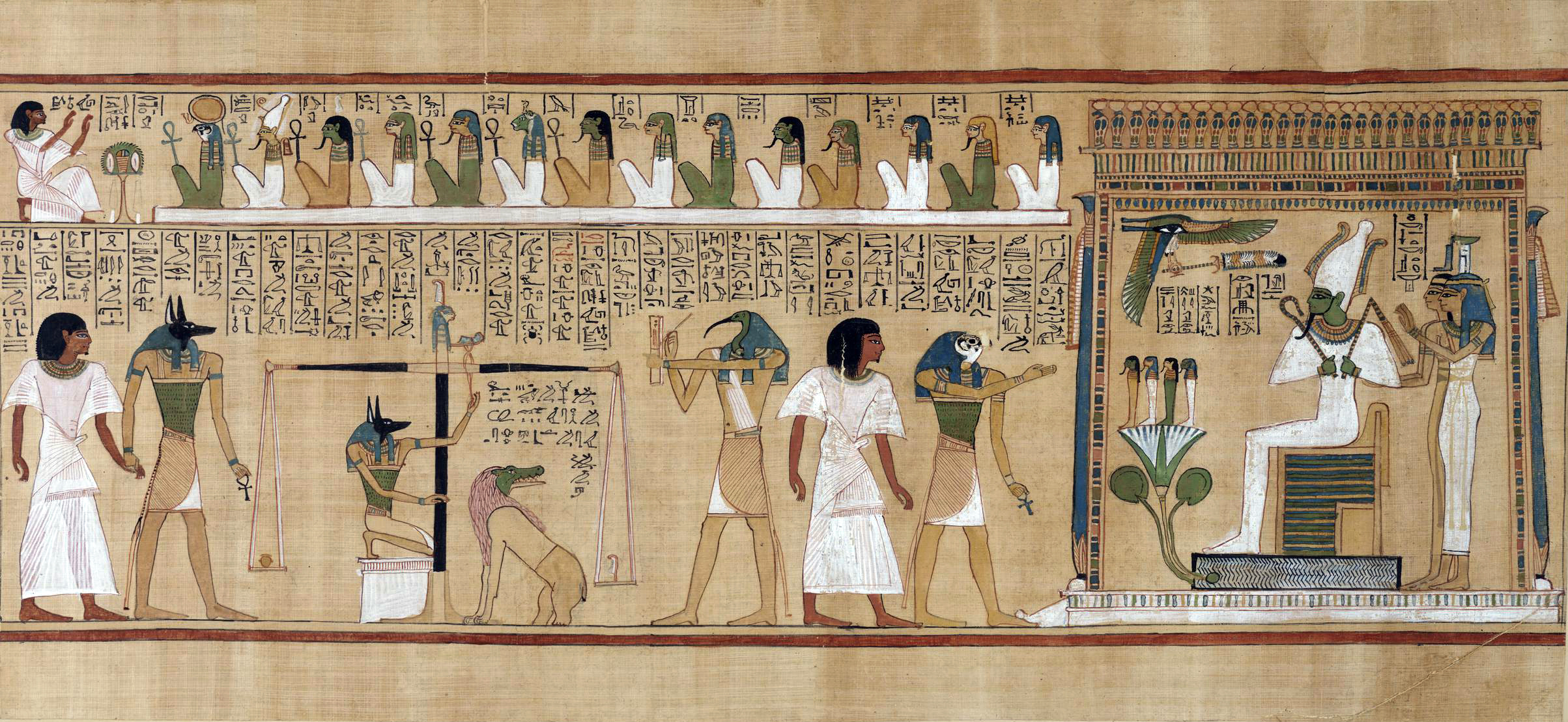 <p>Last Judgement of Hu-Nefer</p>