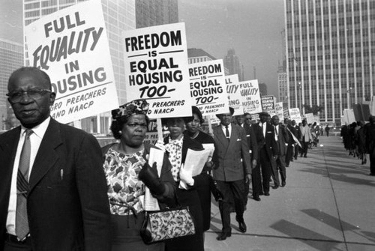 <p>Founded in 1909 to urge African Americans to protest racial violence and fight for legislation to protect African American rights. W.E.B. Du Bois is a founding member.</p>