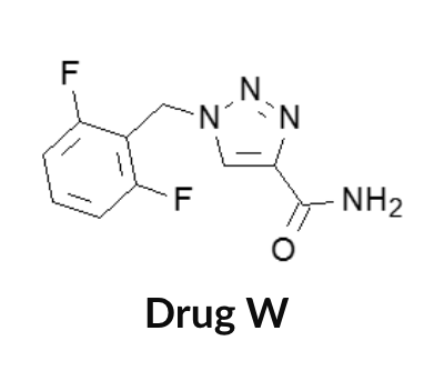 <p>The metabolic pathway that terminates the effects for Drug W is</p><ul><li><p>reduction of the carbonyl group</p></li><li><p>para-aromatic oxidation</p></li><li><p>hydrolysis of the terminal amide</p></li><li><p>ring opening by N-N reduction</p></li><li><p>phase II glucuronidation</p></li></ul>