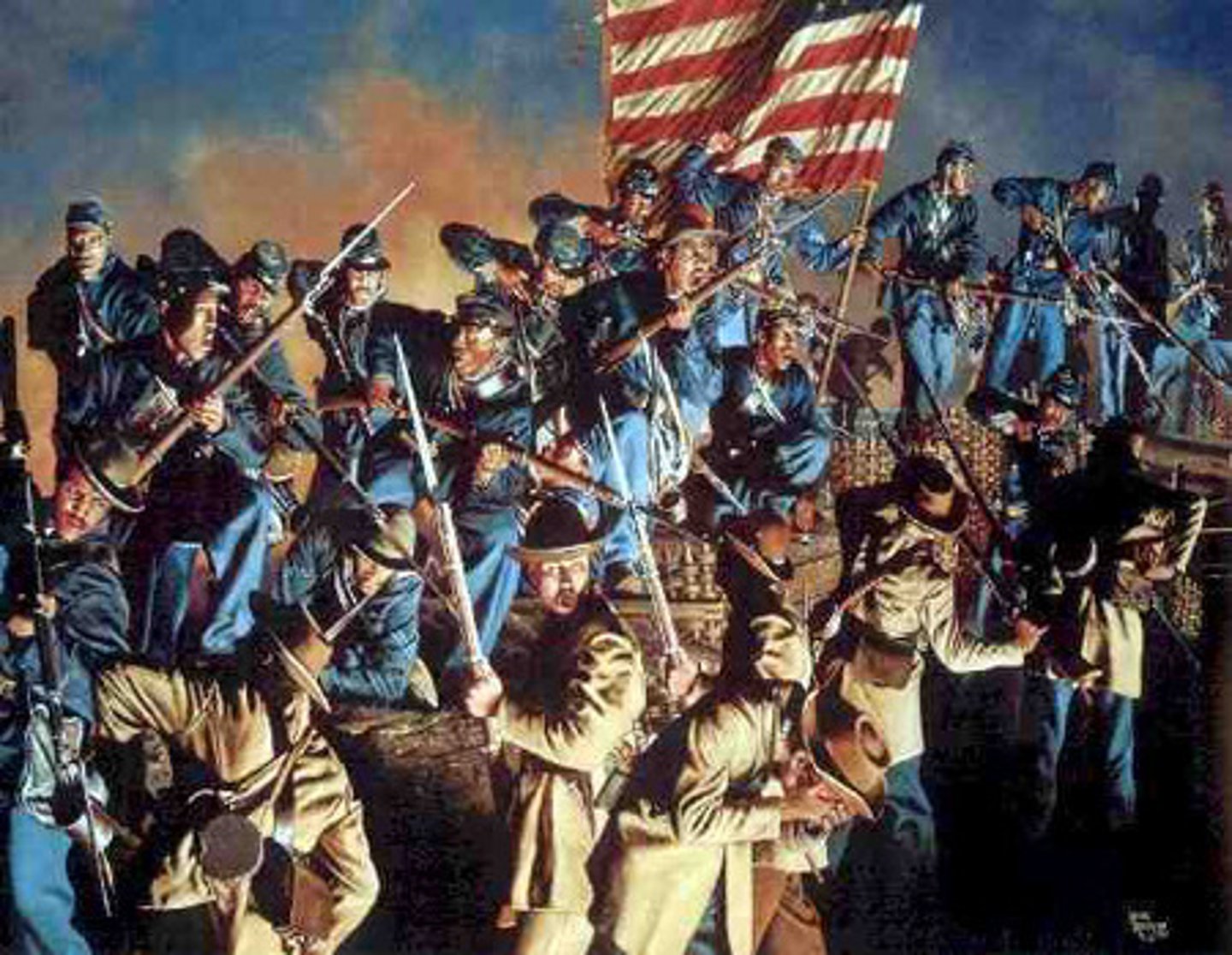 <p>African American Company responsible for leading an attack on Ft. Wagner.</p>