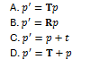 <p><span><span>17. The point transformation in homogeneous form is: </span></span><br></p>