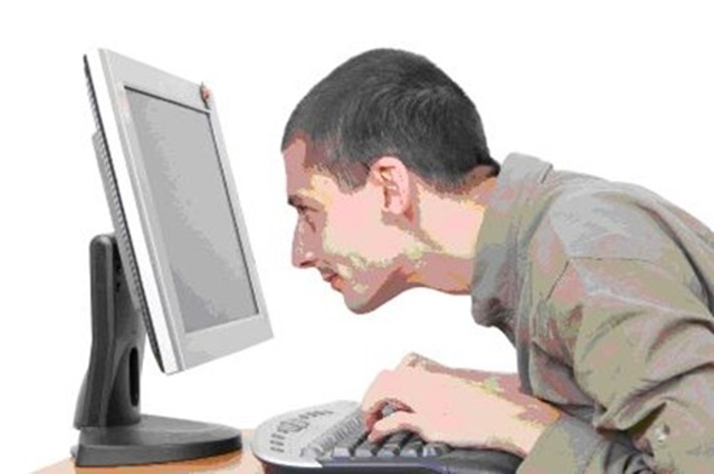 <p>n người nghiện máy tính</p>