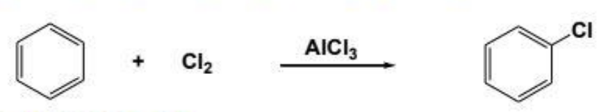 <p>Xúc tác : <strong>axit Lewis </strong>(Cl2/FeCl3, Br2/FeBr3, …)</p><p>Sản phẩm : C6H5 - X</p>