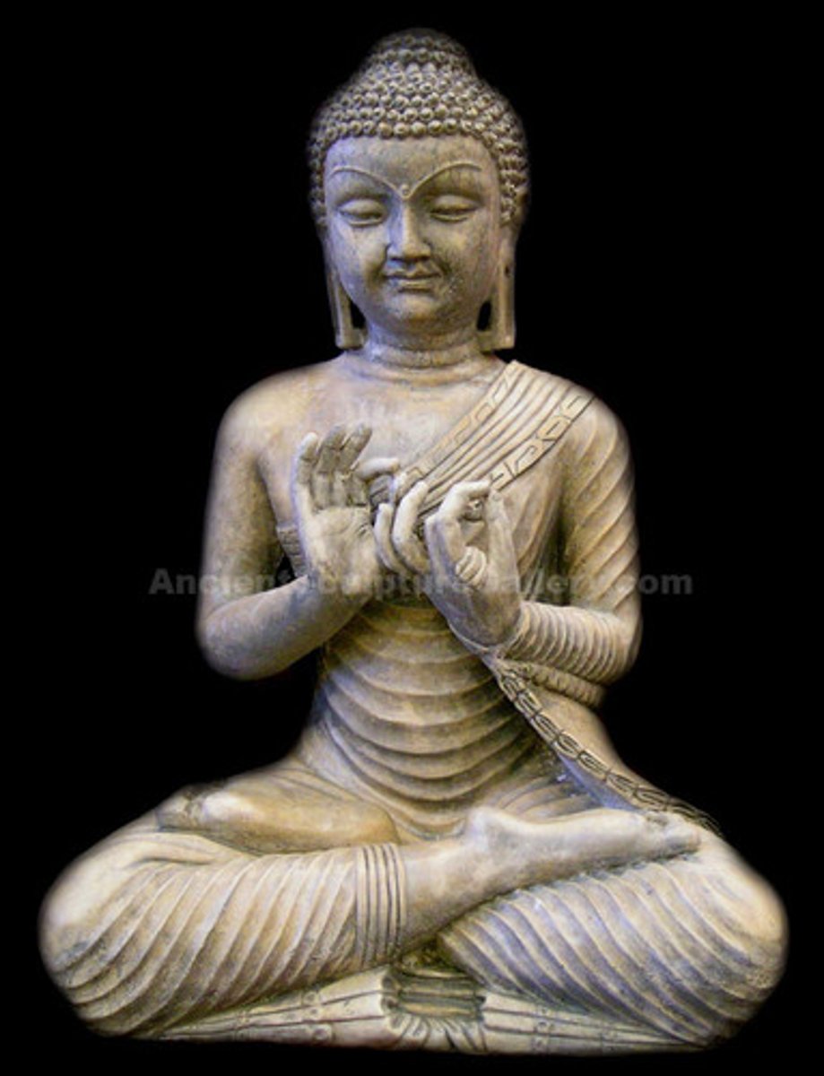 <p>a fully enlightened being. There are many Buddhas, the most famous of whom is Sakyamuni, also known as Gautama or Siddhartha</p>