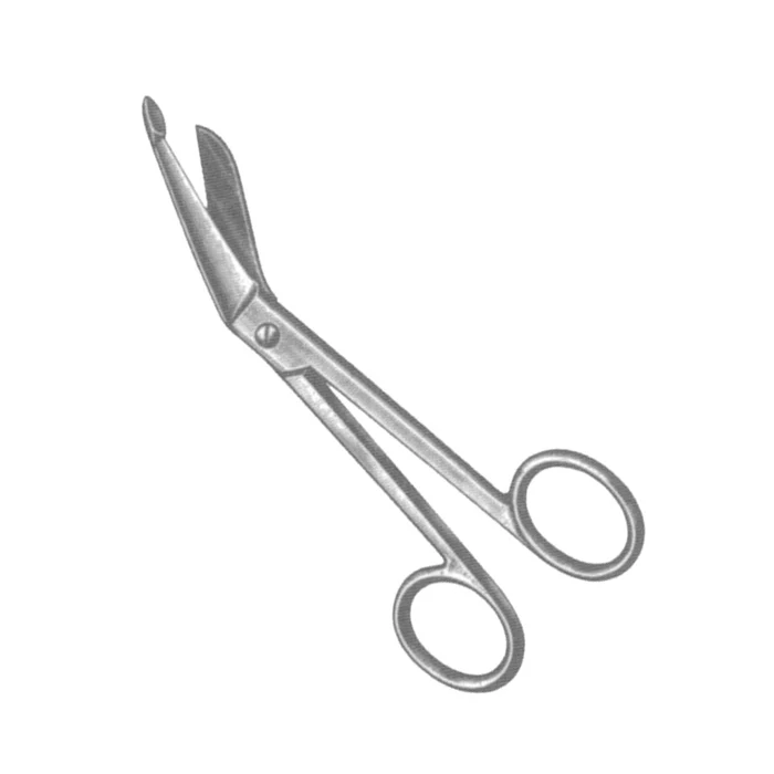 <p>cut dressing drapes and other items and also used in a C-section to open the uterus without harming the baby (angle blunt scisosrs in which lower blade has smooth flattened tip) </p><p></p>