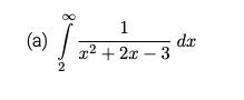 <p><span>2. Evaluate the following improper integral Does it converge or diverge?</span></p>