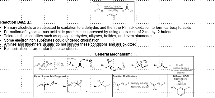 <p>Alcohol to carboxylic acid</p>