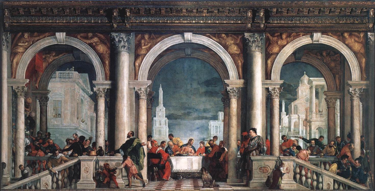 <p>Paolo Veronese’s Feast in the House of Levi</p>