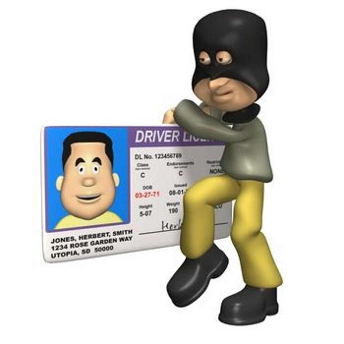 <p>when someone steals something in general. Could be your identity, or your car.</p>