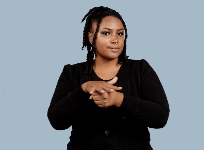 <p>Move left palm in a circle clockwise</p>