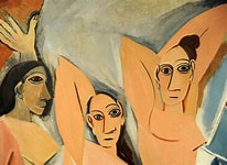 <p>LES DEMOISELLES D’AVIGON: Cubism</p>