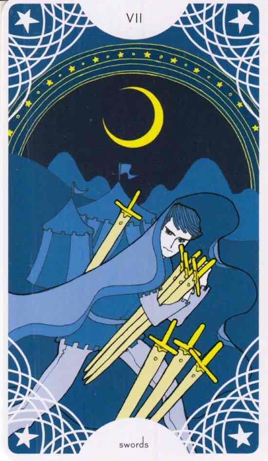 <p>Seven of Swords</p>