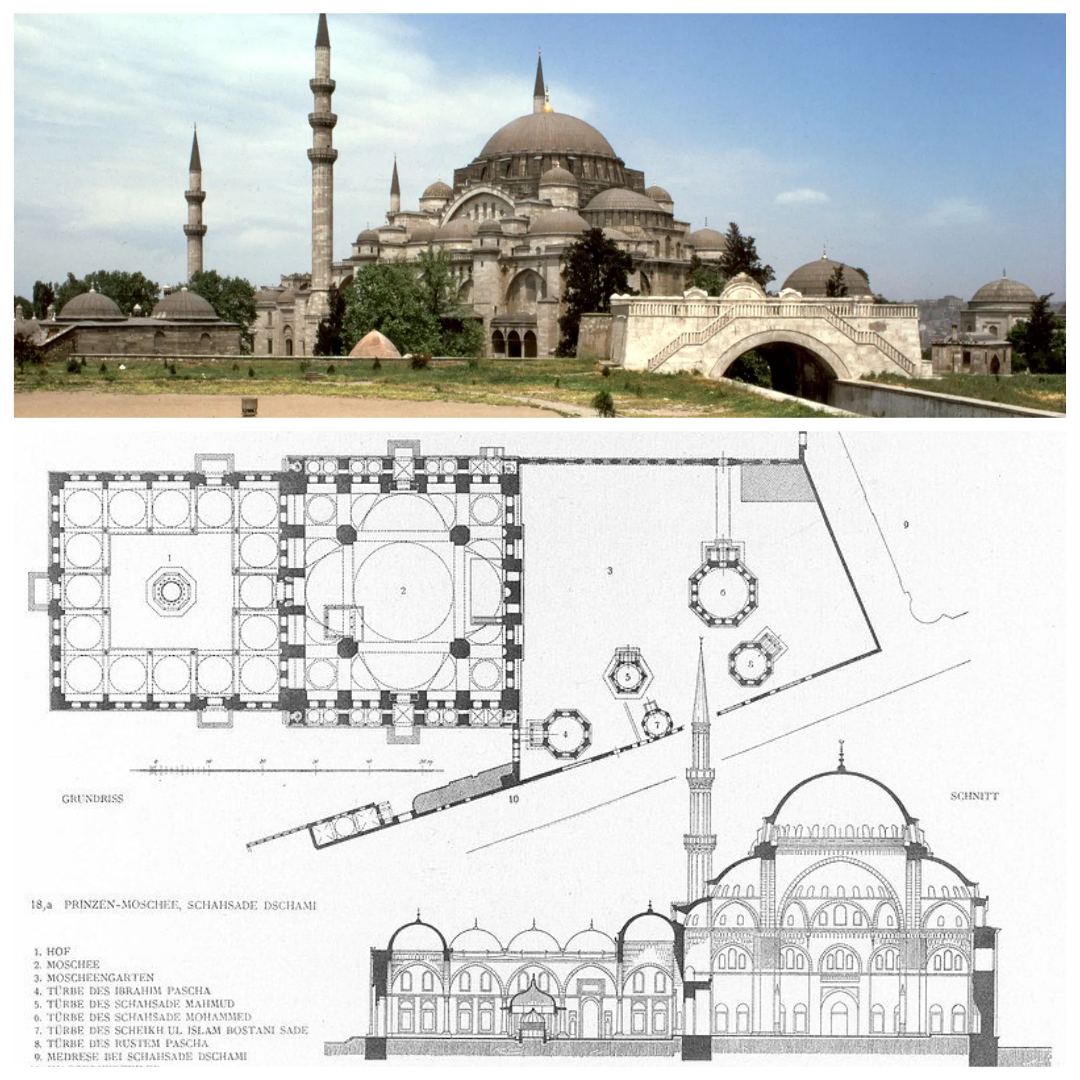 <p>Islamic, Mimar Sinan, Istanbul, Turkey, 1545-1548</p>