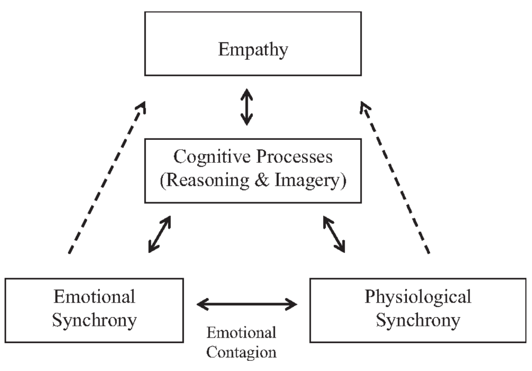 <p><br><span data-name="one" data-type="emoji">1⃣</span> <strong>Motor mimicry &amp; emotional contagion</strong> – automatic emotional or behavioral mirroring.<br><span data-name="two" data-type="emoji">2⃣</span> <strong>Empathic concern &amp; consolation</strong> – showing concern or offering comfort to others.<br><span data-name="three" data-type="emoji">3⃣</span> <strong>Perspective taking &amp; targeted helping</strong> – understanding another’s viewpoint and providing goal-directed assistance.<br></p><p><em>Example:</em> Rats open a cage door to free a trapped companion when distress calls are heard.</p>