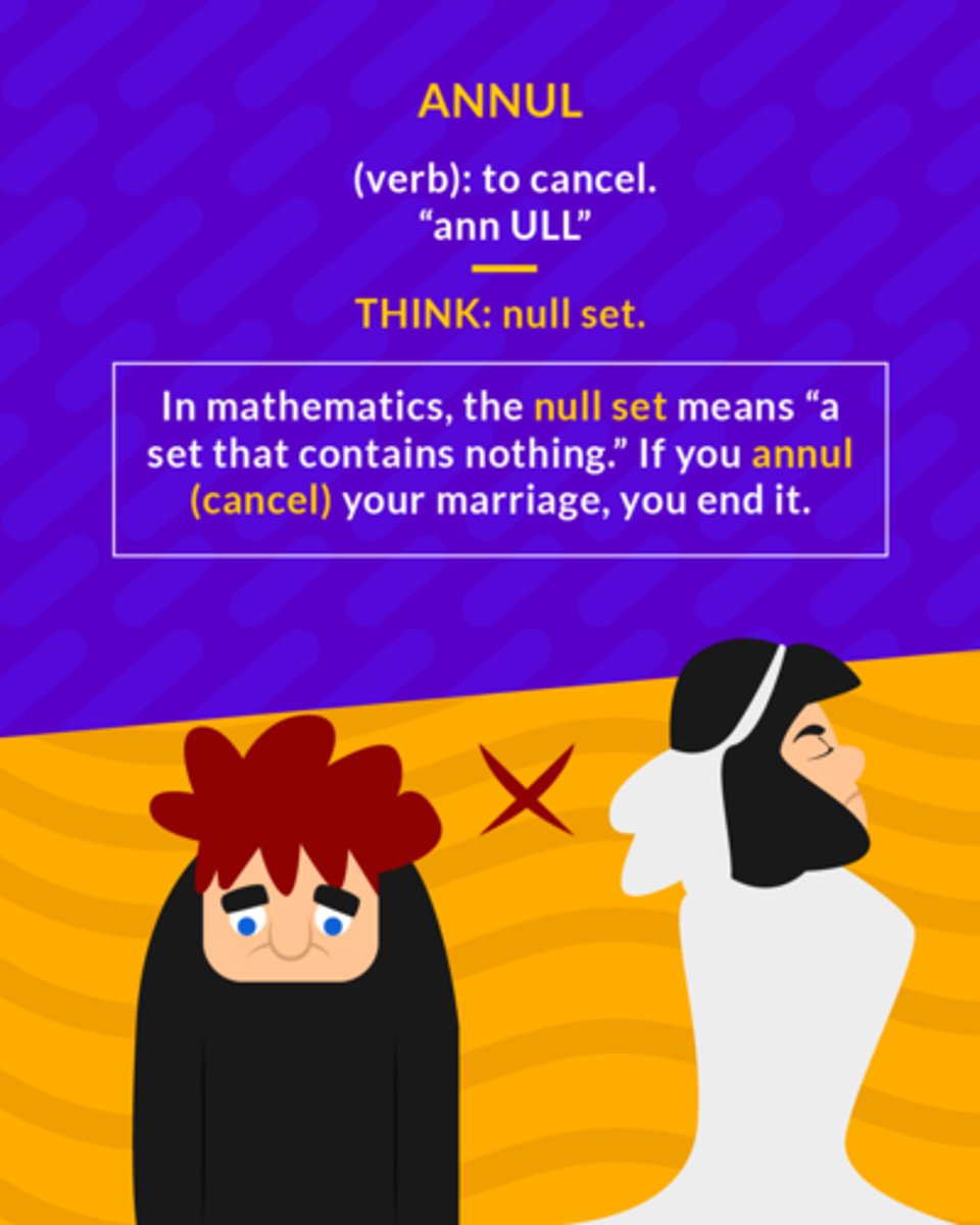 <p>(v.) to cancel</p>