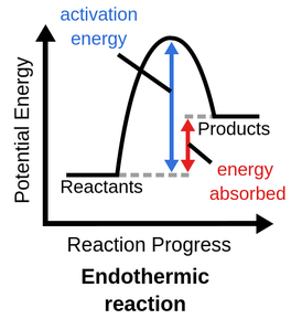<p>products have higher energy than reactants</p>