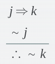 <p>What standard form of argument is this?</p>