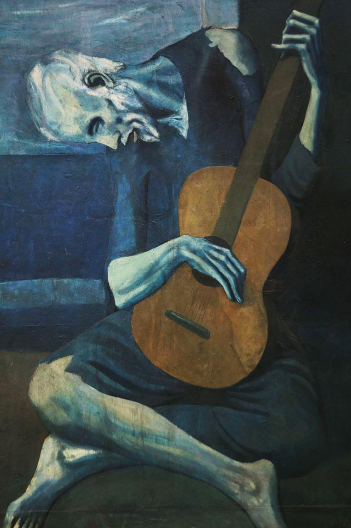 **The Old Guitarist** by Carlos Casagemas
