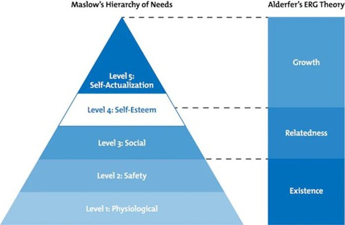 <p>Different types of needs related to existence, relatedness, and growth can motivate individuals simultaneously.</p>