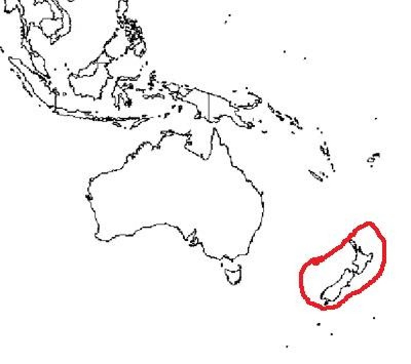 <p>A country in the southwestern Pacific Ocean, first settled by the Māori people around 1300 AD. It was claimed by Britain in the 19th century and became a British colony in 1840.</p>