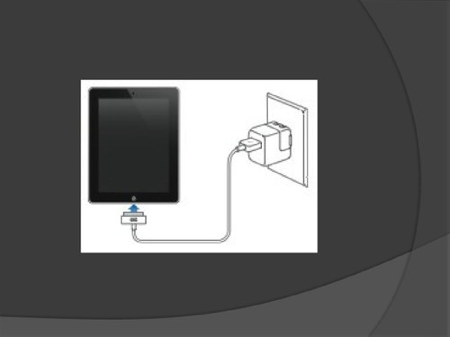 <p>To charge</p>