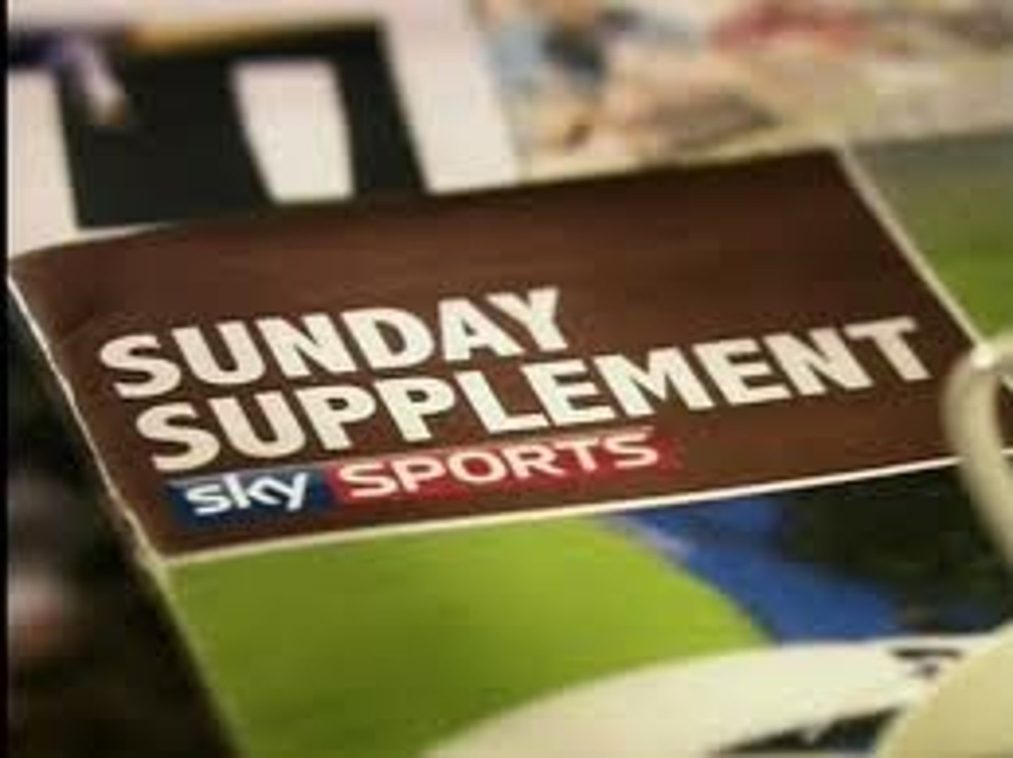 <p>Sunday supplement</p>