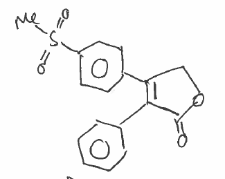 <p>COX inhibitor off market</p>
