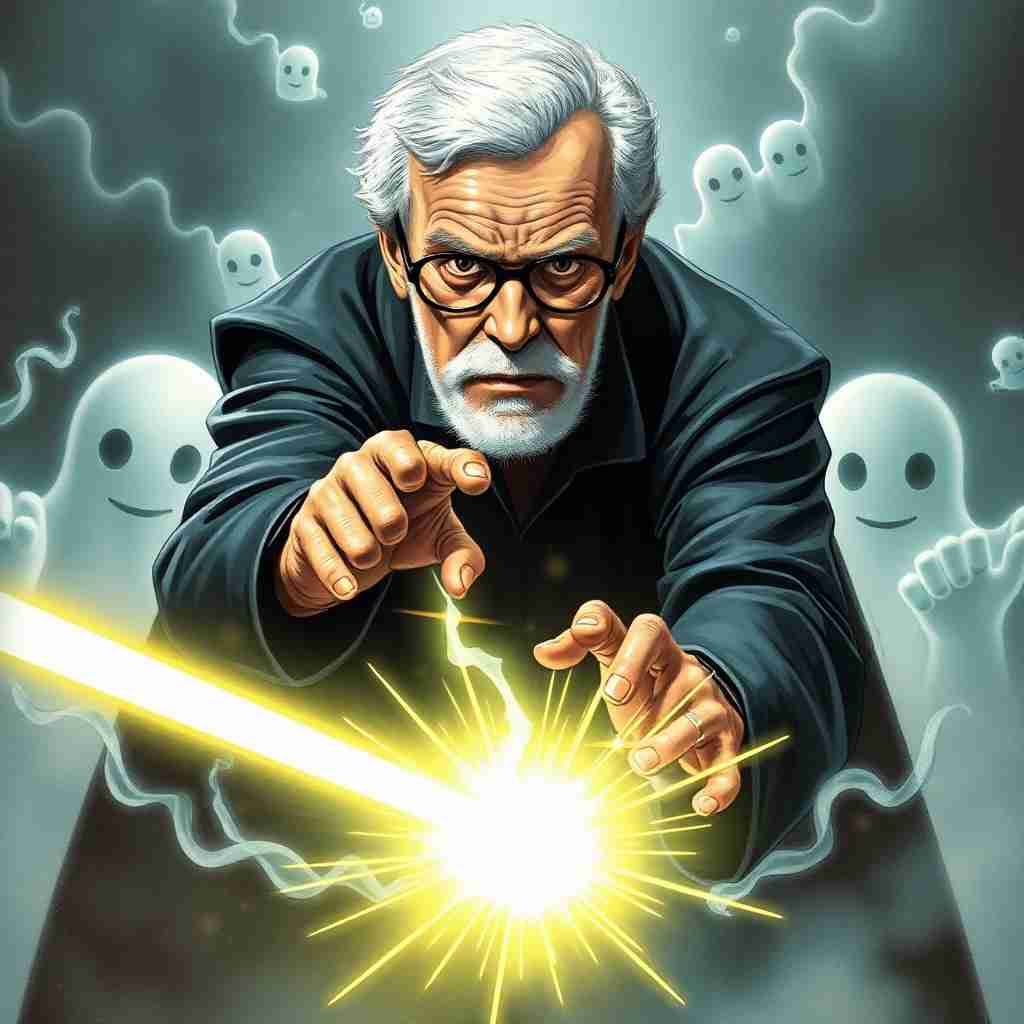 <p>Stan Lee fighting souls(soul)</p>