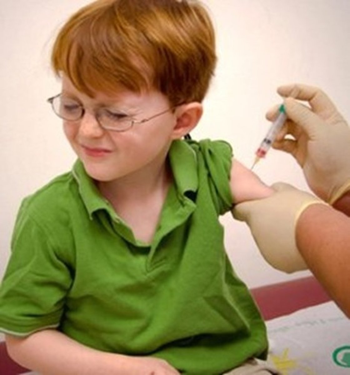 <p>to give/get a shot</p>