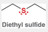 <p>diethyl sulfide (pictured)</p>