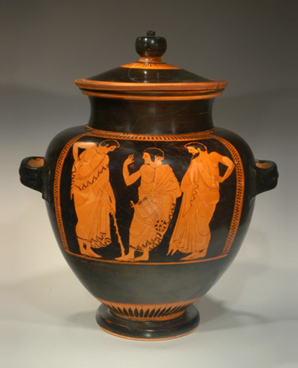 <p>Greek wine or water container</p>