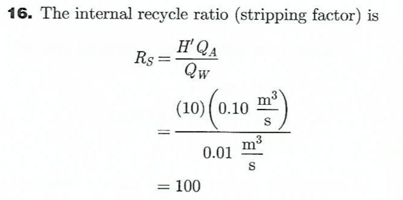 <p>liquid reflux entering the first stage of distillation (<em>L<sub>R</sub></em>) divided by rectifying flow rate (<em>V<sub>R</sub></em>)</p><p><em>= R<sub>D</sub>/(1+R<sub>D</sub>)</em></p>