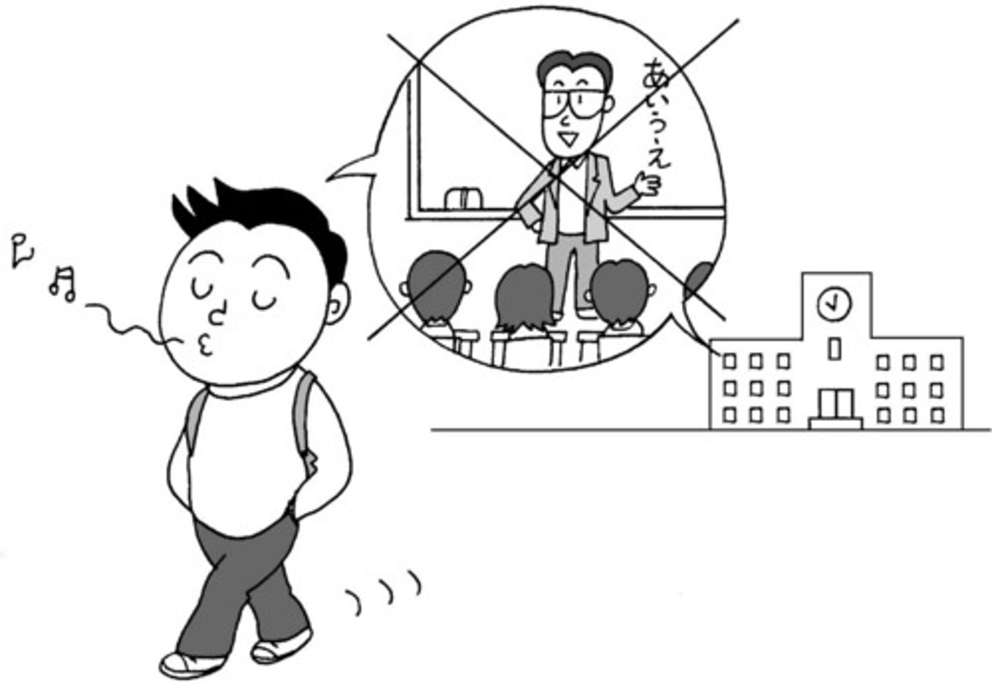 <p>to skip a class</p>