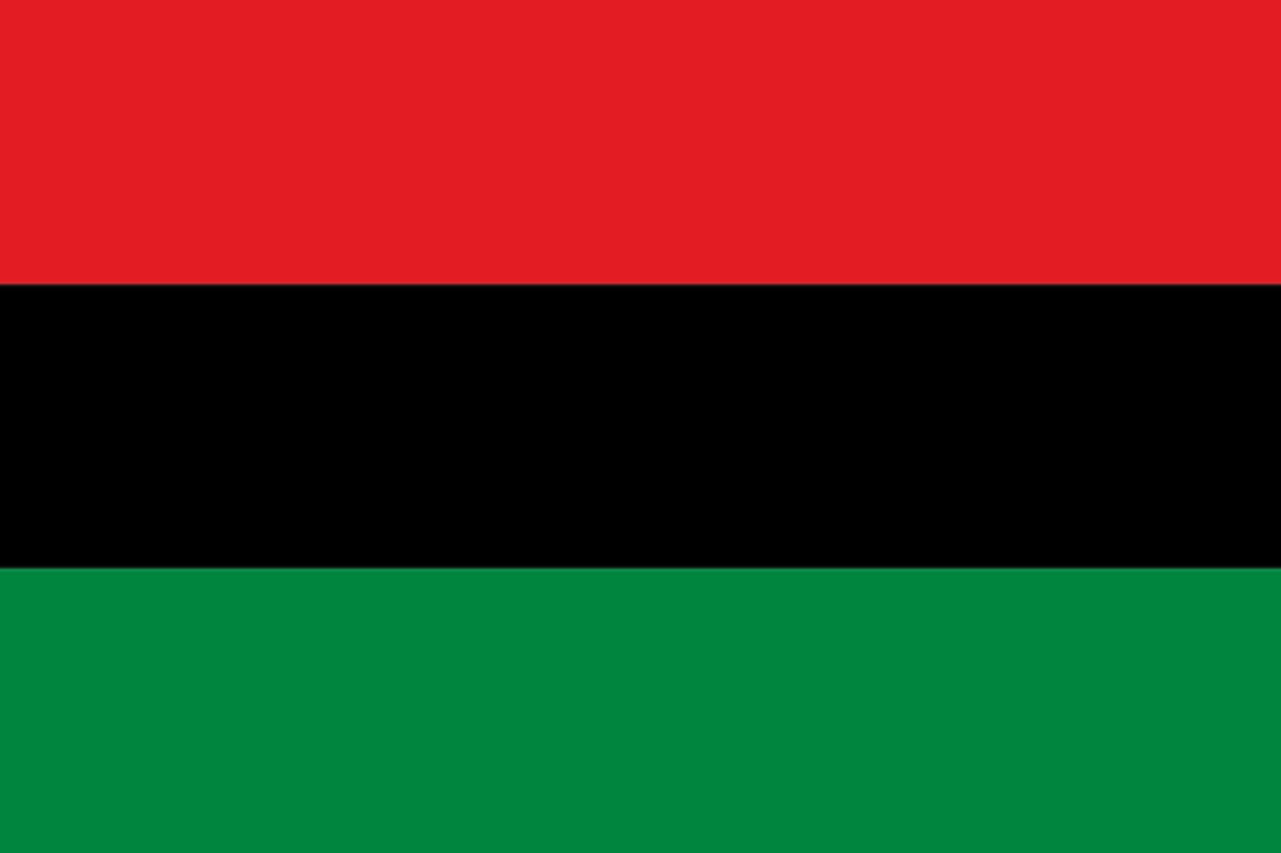 <p>- Created by Marcus Garvey in response to a popular "coon song" "Every Race Has a Flag but the Coon."<br><br>Red: blood shed for liberty <br>Black: race<br>Green: land of Africa<br><br>- Continues to be used by advocates of Black solidarity and freedom worldwide.</p>