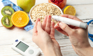 <p>(<em>noun</em>) the disease in which your blood sugar goes too high or low</p><p>“If you eat too many sweets, you might get _______.”</p>