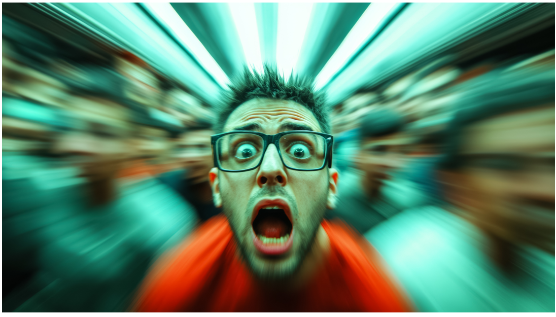 <p>ตื่นตระหนก</p>