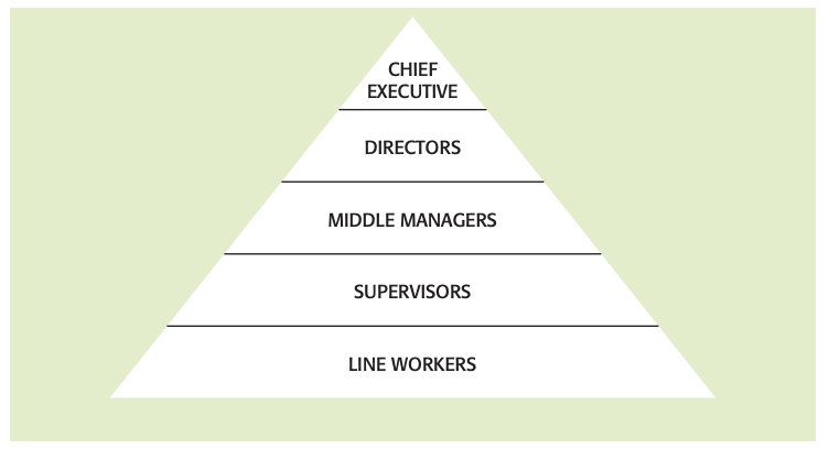 A typical hierarchical pyramid